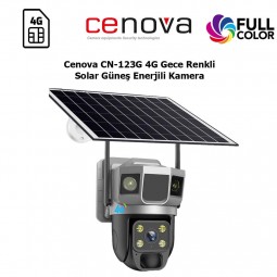 Cenova CN-123G 4G Gece Renkli Solar Güneş Enerjili Kamera